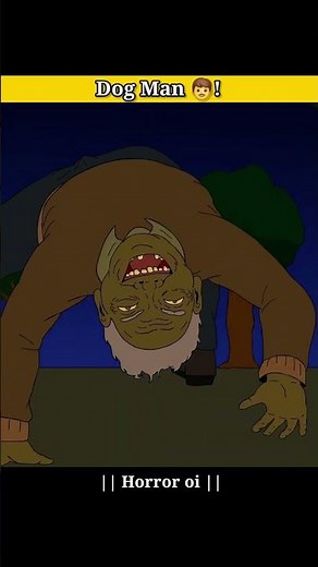 Dog man 👨! Horror Short Film Animated | #ytshorts #horrorfilms