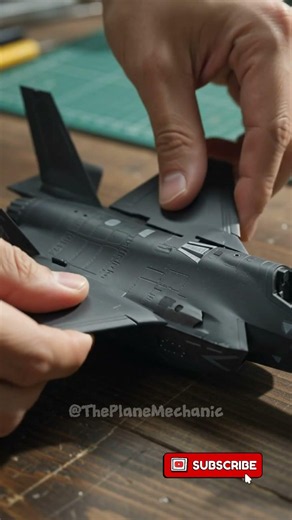 F-35 Stealth Fighter Model Assembly ASMR 😍😊