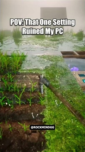 POV: Installed Realistic Graphics Mod in Minecraft #minecraft #gamingshorts