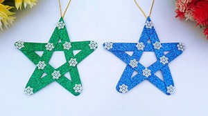 334K views · 1.8K reactions | Simple art and crafts - Christmas decoration ideas step by step - Handmade Christmas crafts #ChristmasCrafts #ChristmasStar #ChristmasDecor | DIY And Paper Crafts | Facebook