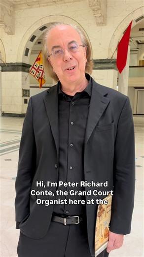 PHL Visitor Center | "Its a job that never gets old."🎼 🎄 For over four decades, Wanamaker Grand Court Organist Peter Richard Conte has filled the Grand Court... | Instagram