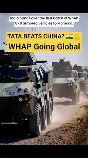 Breaking News HUGE: TATA WhAP Armoured Vehicles Heading to Greece & Africa! #shorts #explore #tata