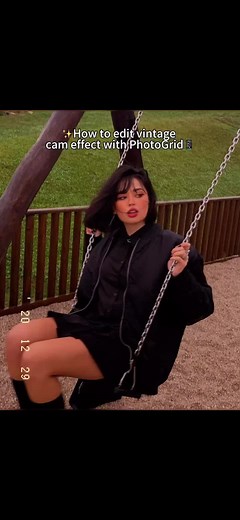 How to edit vintage cam effect with PhotoGrid✨🎞️ 🔍Filter: 2000s #photogrid #photogridapp #photogridtutorial #vintage #vintagefilm #vintagefilter #camera #ccd #g7x #tutorial