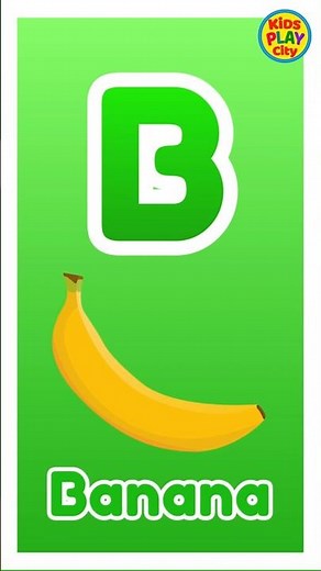 🔤✨ Learn the Letter B | B Is for Ball, Banana & Bear | Fun ABC Learning for Kids 🎉😊