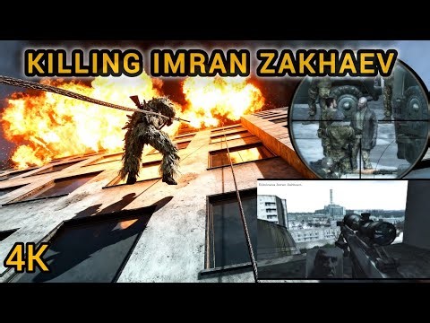 COD 4 MW | Imran Zakhaev Death😨