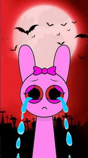 Sprunki Pinky Crying and Scaring animation clip #animation #shortvideo #shorts #reels #ai #pinkies