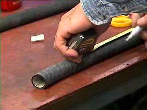 How to change the internal bladder on a Tidland core shaft