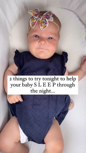 This little girl was 9 months old and had only slept through the night a handful times. Her parents were exhausted and had tried SO.MANY.THINGS. but their daughter was still up 3-4x a night. They were honestly so confused why she was still waking up so often when they had done so many things right. And when I chatted with them, they HAD done some many wonderful things to foster healthy and independent sleep for their little girl. They had a calm and predictable bedtime routine, she had a great s
