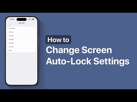 iPhone 17: How to Change Auto-Lock Setting | Screen Time Out