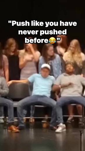 "Push like you have never pushed before😂" #hypnosis #comedy #reels #funny #comedyshow | Worlds Coolest Hypnotists