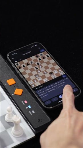 Pick it up anytime, and a game can begin.#chess #chessnut #chessnutgo #chessgame #chessplayer