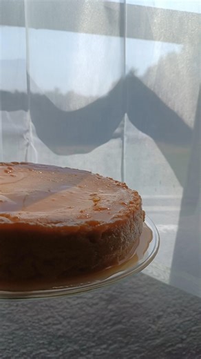 FLAN DE MANZANA 🍮🤍| #flan #manzana #postres