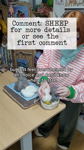 Best Needle Felting Project For Beginners - Needle Felted Sheep