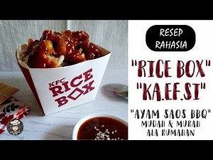 Resep Rahasia RICE BOX KaEfSi 100% Mirip Polll Super Mudah & Murah