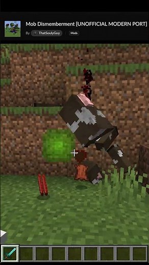 Minecraft Mob Dismemberment Modu #minecraftmods