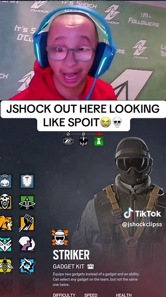 OMG CLIP IT😭💀#jshock #jshockclips #shocksquad #rainbowsixsiege #siegex @Jshock