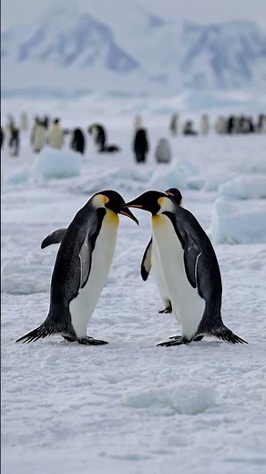 Emperor Penguins Fight for a Mate | Rare Behavior Caught on Camera