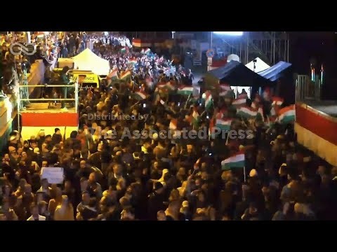 Hungary residents celebrate as Viktor Orbán concedes defeat