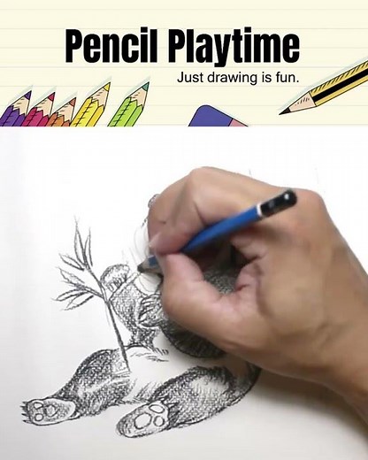 Easy Panda Drawing | Simple Pencil Sketch | Shading Tips