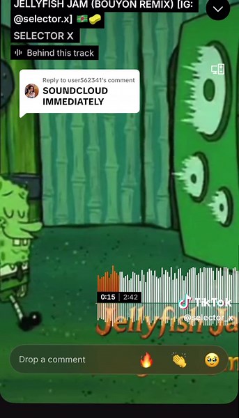 Replying to @user562341 I got you 🫡 IG: @selector.x I do not own the rights to any of the tracks being played. Purely for entertainment purposes. SpongeBob SquarePants - Stadium Rave @Fr3EzE - Love in the Dark (Bouyon Remix) #spongebob #bouyon #fyp #selectorx
