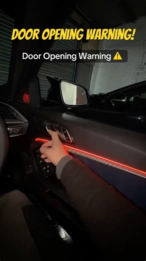 Door Opening Warning Feature on most Screen controlled kits we offer! #activeambient