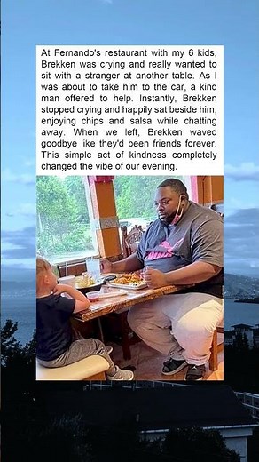 “The Simple Gesture That Turned a Crying Child’s Day Around”