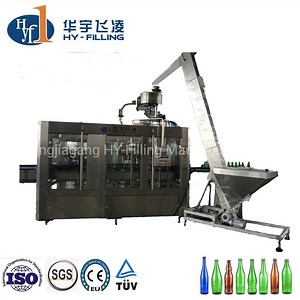 [Hot Item] Pneumatic Lifting Rotary Automatic Glass Bottle Carbonated Soft Drink CSD Sparking Water Liquid Beverage Washing Filling Capping Sealing Machine