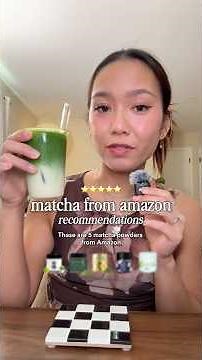 5 matcha powders to try from amazon 🍵⭐️