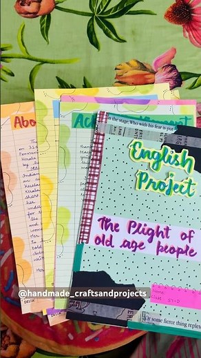 The plight of old age people | English ASL project | class 12th