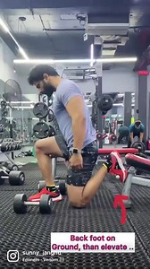 Split Squat… Follow Sunny Janghu,Body transformer for more fitness content. . . . . . . . . . #sunnyjanghu #sunnyjanghubodytransformer #sweatlikesunny #fit #fitnessmotivation #fitness #bodybuilder #legsworkout #splitsquats #legworkoutday #lowerbodyworkout #legsexercise #quads #quadsday #thighworkout #gym | Sunny Janghu,Body transformer