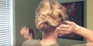 Easy DIY Updo- Step by Step