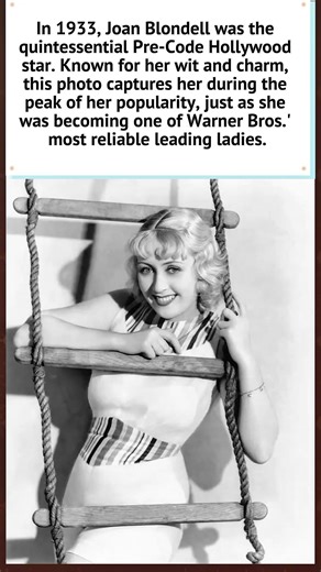 Joan Blondell: Pre-Code Star (1933) #hollywoodhistory