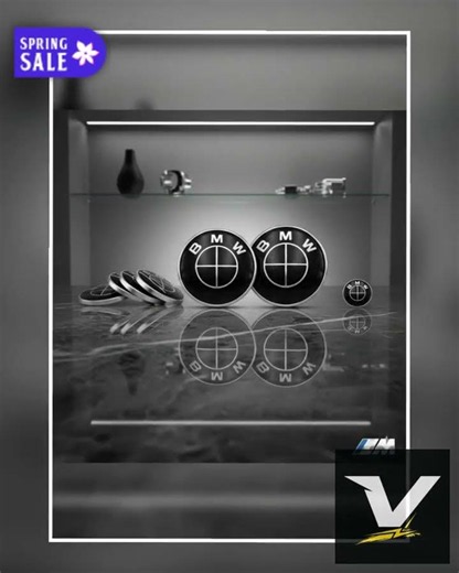 Emblema Logo BMW Negro – Delantero, Trasero, Tapabujes y Volante (Varias Medidas)