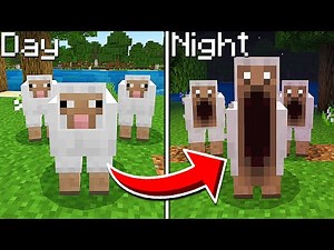 Minecraft SHEEP Become Scary At NIGHT...