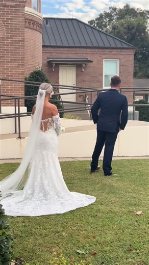 Nothing hits harder than a groom seeing his bride for the first time 🥹💫 #realmediamarketing #realmediaco #weddingcontentcreator #wedding #bride #groom | RealMediaWeddings