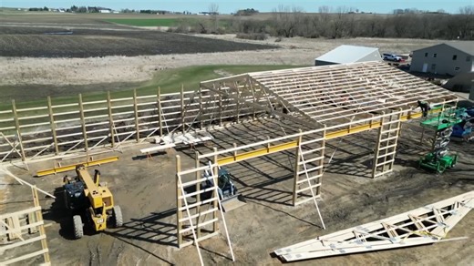 2.4K views · 19 reactions | Progress in motion ️ We're excited to share the latest update on our building project in DeForest, WI. Stay tuned for the transformation! : Brandon Ziegler of Ziegler Landscaping Inc | Wick Buildings | Facebook