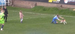 800K views · 472 shares | When a dog invades the pitch mid-game. You couldn't write this. | GiveMeSport | Facebook