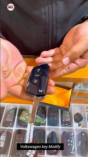 #shorts 🔥🔥 Volkswagen key to modify flip key #volkswagen #skoda #flipkey @Negikeys