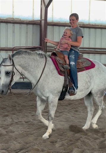My little thrill seeker #barnlife #farmlife #HorseLife | horses of tiktok