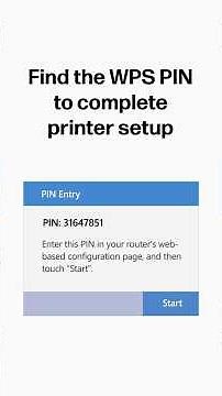 Trouver le code PIN WPS pour terminer la configuration de l'imprimante | Imprimantes HP | HP Support