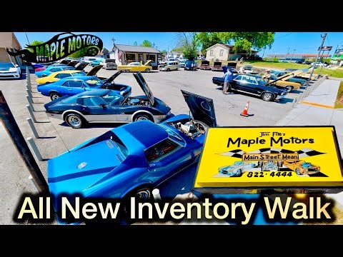 Muscle Cars Maple Motors 4/20/26 Inventory Update American Hotrods For Sale DEALS ON WHEELS LOT WALK