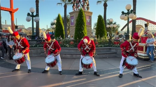 14 reactions | Woo!!! Holiday Toy Drummers 論 will be drumming all the Christmas beats until January 7th! ❤️ #holidaytoydrummers #drums #disneychristmas #drumming #drummers #disneyfun #disneycaliforniaadventure #drumvideo #festivalofholidays | Joanne V Roberson | Facebook
