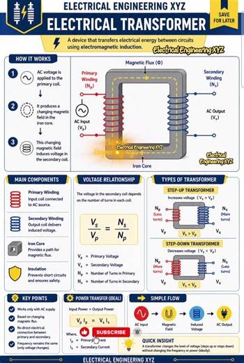 Electrical Transformer Explained for beginners | Step-Up & Step-Down