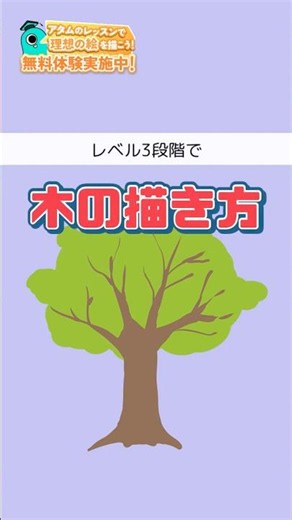 Drawing Trees by Skill Level! #AtamAcademy #illustration #drawing