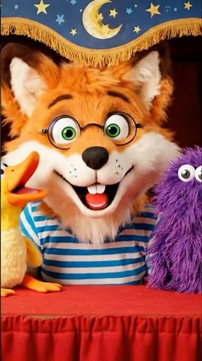🎭🦊 Finnigan the Fox performs a puppet show that sparks imagination!