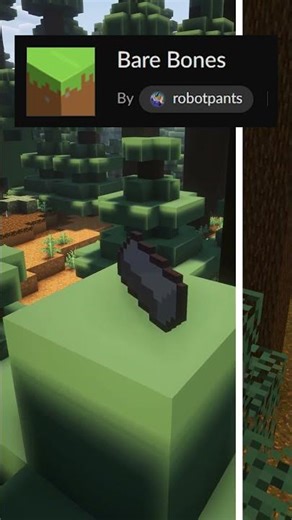 Minecraft X Bare Bone Resource Pack #minecraft #shorts