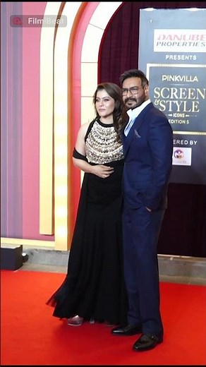 Style Icons Awards: Kajol & Ajay Devgn Dazzle on Red Carpet
