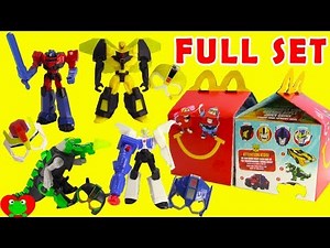 2017 Transformers McDonald's Happy Meal Toys Full Set