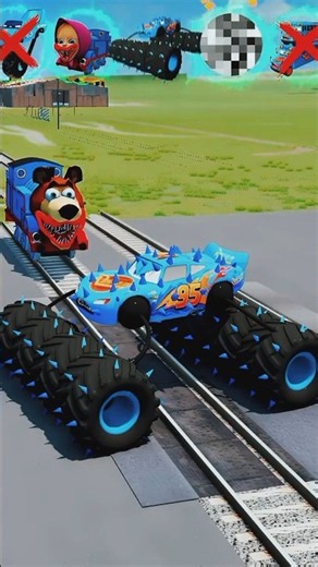 Thomas & Friends vs. Monster Truck Mashup! 🚂💨