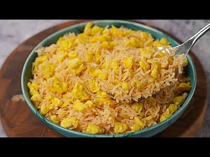 Super Easy Egg Fried Rice in 10 Minutes | Egg Fried Rice Restaurant Style at Home